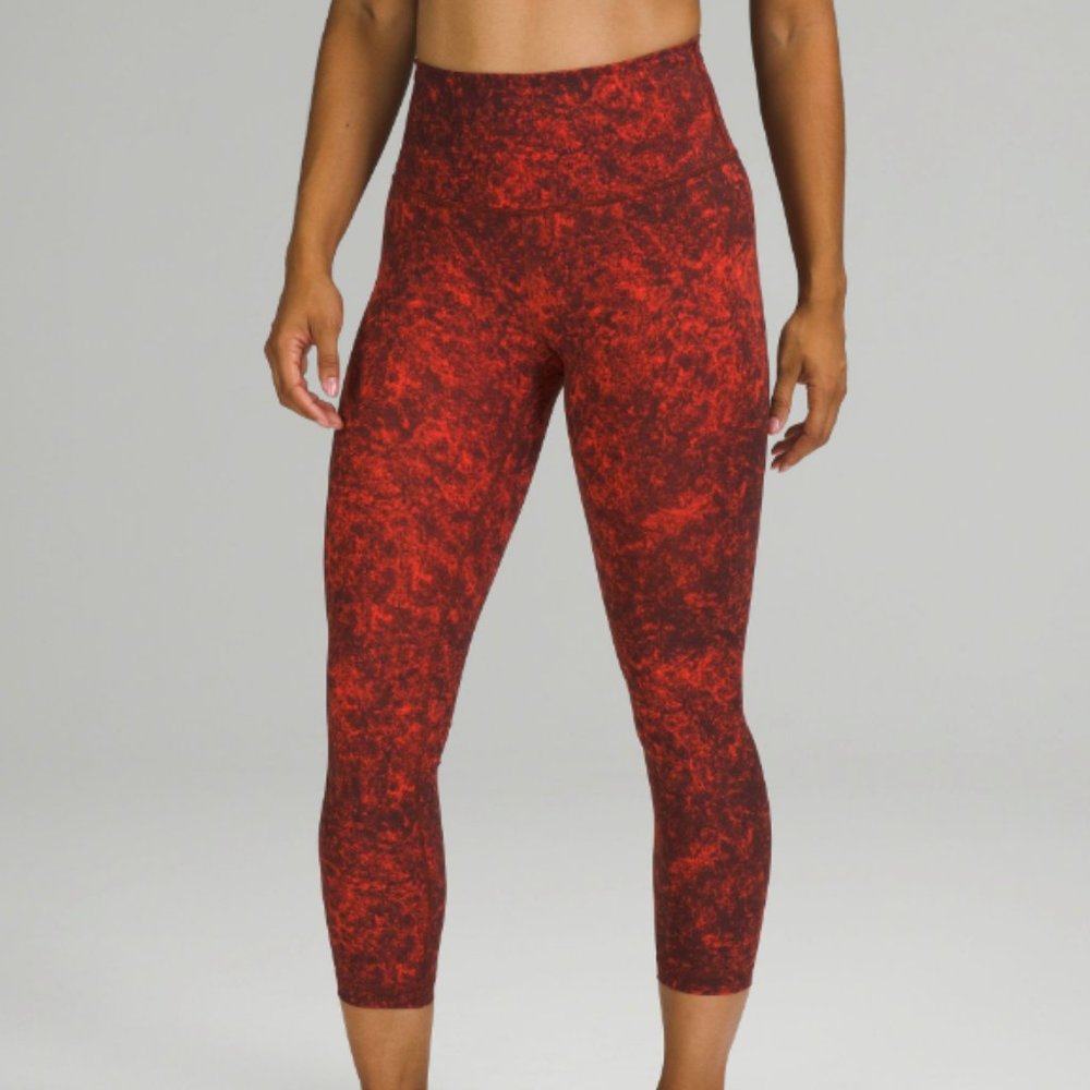 Lululemon Wunder Train High-Rise Crop 23" Leggings – Women’s Size 4 EUC
